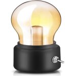 Lampe de chevet � ampoule r�tro veilleuse led rechargeable par usb mini lampe de chevet lampe de bureau ...