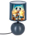 Lampe de chevet - mickey - personnalisable - bleu - coton - 60w - e27 Lampe de chevet - mickey - personnalisable - bleu - coton - 60w - e27