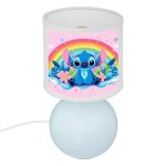 Lampe de chevet boule blanc paillette stitch