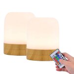 Lampe de chevet - enfant - bois - tactile - rechargeable - télécommande Lampe de chevet - enfant - bois - tactile - rechargeable - télécommande