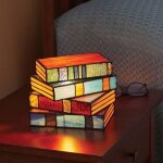 Lampe de chevet led en r�sine d�corative id�ale pour ranger des livres id�ale pour un coin lecture ou ...