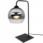 Lampe de chevet - light - home - bergen 2330 / ln35 - m�tal et verre - noir et chrome