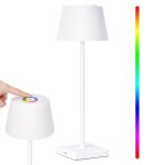 Lampe de chevet - sans fil - 8 couleurs - rechargeable usb - Étanche - design scandinave Lampe de chevet - sans fil - 8 couleurs - rechargeable usb - Étanche - design scandinave