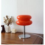 Lampe de chevet lampe de table en verre macaron gradation trichromatique lampes de salon protection des ...