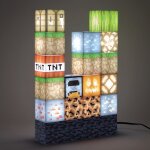 Lampe de construction en blocs 16 blocs lumineux personnalisables - dcoration interactive jouet veilleuse ...