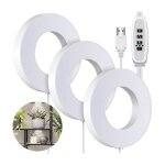 Lampe de croissance pour plantes dint�rieur plafonnier 48 ledred blue light 3 headlights