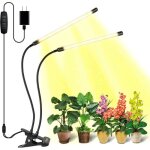 Lampes de croissance pour plantes � spectre complet 10 niveaux de gradation marche / arr�t automatique ...