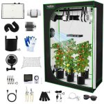 Lampe de culture led pour chambre de culture tente 120x60x180cm - kit complet pour cultivation int�rieure ...