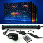 Lampe daquarium �tanche avec t�l�commande 5050 led � changement de couleur avec contr�leur 24 touches ...