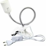Lampe decorative spot e27 pince lampe lecture lit cable interrupteur flexible miroir plante (sans ampoule) ... Lampe decorative spot e27 pince lampe lecture lit cable interrupteur flexible miroir plante (sans ampoule) ...