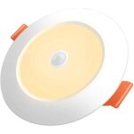 Spot encastrable led - kzq - 12w - 3000k - d�tecteur de mouvement - diam�tre 105mm