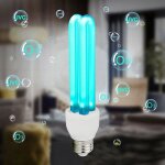 Lampe désinfectante uv e27 25w stérilisation uvc 254 nm avec ozone angle déclairage 360° tube de quartz ... Lampe désinfectante uv e27 25w stérilisation uvc 254 nm avec ozone angle déclairage 360° tube de quartz ...
