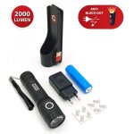 Lampe de poche - sturm - torcia led 20w - rechargeable usb - port�e 400m - autonomie 180min