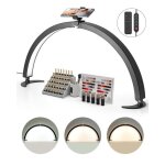 Lampe d?esthticienne demi - lune de table - vevor - lampe led arc pour manucure extension de cils 40 ...