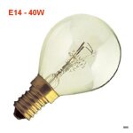 Lampe four e14 boule 40w - bosch