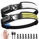 Lampe frontale - led - ultra puissante - 3000 lumens - rechargeable usb - tanche ipx5