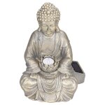 Lampe de jardin bouddha � �nergie solaire statue de jardin zen bouddha pour jardin terrasse patio label ...