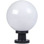 Lampe de jardin dext�rieur �tanche ip65 lanterne en forme de sph�re pour pilier �clairage paysager de ...