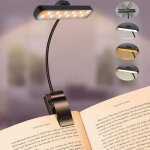 Lampe de lecture 24 led liseuse clip rechargeable 3 couleurs & 5 luminosité 360° cou flexible portable ... Lampe de lecture 24 led liseuse clip rechargeable 3 couleurs & 5 luminosité 360° cou flexible portable ...