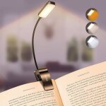 Lampe de lecture rechargeable - 9 led liseuse lampe clip - gradation progressive & 3 modes protection ...