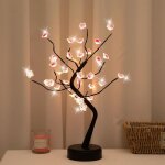 Lampe led bonsa lblanc chaud dcoration de la maison usb batterie interrupteur tactile 62 aucune fleur ...