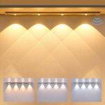 Lampe led de cuisine 50cm avec dtecteur de mouvement & contrle tactile rglette rechargeable usb sans ...