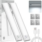Lampe led rechargeable 23cm cuisine reglette - sans fil mouvement detecteur lumiere interieur sous meuble ...