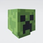 Lampe led - roba - minecraft creeper - rechargeable usb - minuterie - 10h autonomie