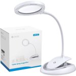 Lampe loupe led rechargeable avec clip en métal optique éclairante lentille loupe en verre et 3 réglages ... Lampe loupe led rechargeable avec clip en métal optique éclairante lentille loupe en verre et 3 réglages ...