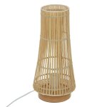 Lampe mahe h38cm beige - atmosphera createur dinterieur Lampe mahe h38cm beige - atmosphera createur dinterieur