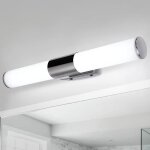 Lampe pour miroir led applique salle de bain 16w blanc froid 4000k moderne eclairage mural tanche ip44 ...