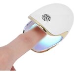 Lampe � ongles uv led mini s�che - ongles pour un doigt petite lampe s�che - ongles portable pour un ...
