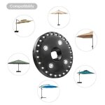 Lampe de parasol de terrasse veilleuse pour parasol de terrasse 3 modes de luminosité 28 lumières led ... Lampe de parasol de terrasse veilleuse pour parasol de terrasse 3 modes de luminosité 28 lumières led ...