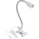 Lampe  pince e27 douille ampoule  pince avec interrupteur et prise secteur standard europenne lampe ...