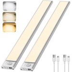 Lampe de placard 30cm � d�tecteur de mouvement int�rieur lumi�re darmoire 6000k avec 3 modes d?�clairage ...