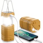 Lampe solaire de camping rechargeable - vetobiol - �tanche ipx4 - 3 m�thodes de charge - 200 lumens - ...