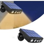 Lampe solaire dextérieur - noir avec lumière blanche - 1 pièce - détecteur de mouvement - led Lampe solaire dextérieur - noir avec lumière blanche - 1 pièce - détecteur de mouvement - led