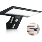 Lampe solaire dext�rieur 90 led d�tecteur de mouvement solaire 2600 mah chargement usb applique murale ...