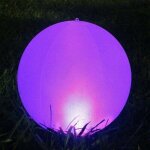 Boule lumineuse ext�rieure � led �tanche avec changement de couleur - 1 pi�ce lampe flottante d�coration ...