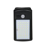 Lampe solaire extrieure - ulisem - 40 led - dtecteur de mouvement - pince - ip65