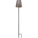 Lampe solaire - garden id or - 12 h70 cm - autonomie 6 - 8h - pied stabilisateur - bouton on / off - ...