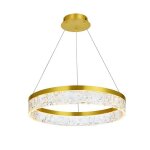 Lampe suspendue de plafond toolight led lhj046 - cp lampe pendante au plafond or 50x50x65cm