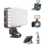 Lampe de téléphone améliorée avec coque souple et support intégrélampe pour appareil photolamp de visioconfére ... Lampe de téléphone améliorée avec coque souple et support intégrélampe pour appareil photolamp de visioconfére ...