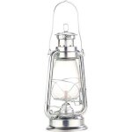 Lampe - tempte rtro  ptrole - lunartec - amalia - 30 cm - aspect zinc - gris - vintage