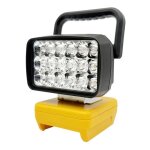 Lampe torche led 18 led pour le travail le camping les urgences compatible avec pour batterie pour dewalt ...