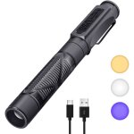 Lampe torche stylo médicalerechargeable par usblampe stylo de diagnostic 3 couleurslampe stylo led portable ... Lampe torche stylo médicalerechargeable par usblampe stylo de diagnostic 3 couleurslampe stylo led portable ...