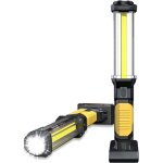 Lampe de travail baladeuse led rechargeable 1500 lumens cob portable lampe mecanicien avec base magnique ...