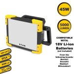 Lampe de travail - stak - x - blast pro - 5000 lm - 45w - compatible 18v