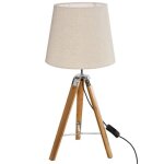Lampe trépied runo bambou h58cm - atmosphera createur dinterieur Lampe trépied runo bambou h58cm - atmosphera createur dinterieur