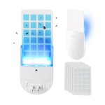 Lampe uv anti - moustiques intrieur 20w - pige  insectes volants avec pads collants surface 80m